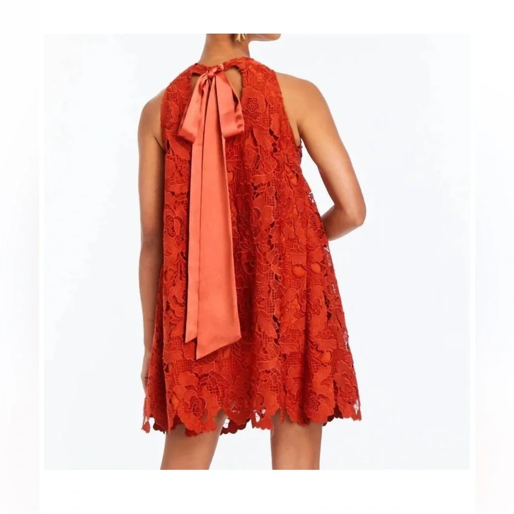 MESTIZA NEW YORK Luli Guipure Lace Tent Dress - Picture 3 of 8